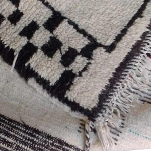 Home art living room rug - Berber rug - Handmade rug - Faded Rug - Shaggy Rug - Geometric Runner - Plain rug - Monochrome Deisgn Interior - AUALIRUG