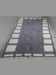 Load image into Gallery viewer, Amazing Rug - Best Moroccan Rug - Artistic rugs - Wool Area Rug - Bohemian Rug - White Rug - Antique Rug - Atlas Rug - Unique design rug - AUALIRUG
