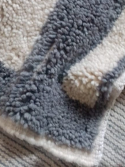 Load image into Gallery viewer, Amazing Rug - Best Moroccan Rug - Artistic rugs - Wool Area Rug - Bohemian Rug - White Rug - Antique Rug - Atlas Rug - Unique design rug - AUALIRUG
