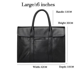 Premium Leather Mens' Briefcase, 15 Inches Leather Laptop Bag, Ladies' Briefcase, 15 Inches Laptop Bag, Men Work Tote, Business Shoulder Bag, Fashion Designer Laptop Bag