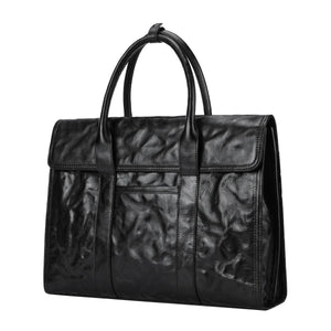 Premium Leather Mens' Briefcase, 15 Inches Leather Laptop Bag, Ladies' Briefcase, 15 Inches Laptop Bag, Men Work Tote, Business Shoulder Bag, Fashion Designer Laptop Bag