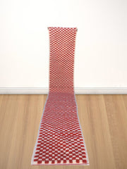 Load image into Gallery viewer, Traditional Moroccan Rug - Home art living room rug - Gorgeous Beni Ourain Carpet - Wool Rug - Shaggy Rug - Red and White Rug - Antique Rug - AUALIRUG
