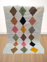 Load image into Gallery viewer, Ethnic statement rug, Unique Global flair, Handmade moroccan carpet, Colorful Boho Tribal| Customise
