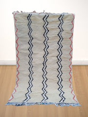 Load image into Gallery viewer, black pattern carpet, hand woven carpet, organic wool carpet, authentic moroco rug | Customised
