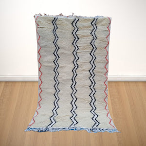 black pattern carpet, hand woven carpet, organic wool carpet, authentic moroco rug | Customised