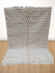 Load image into Gallery viewer, Berber wool rug, boho chic rug, home furniture, white design Berber carpet| customised
