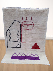 Load image into Gallery viewer, aesthetic unique rug, modern artwork authentic rug, colourful floor mattress runner | Customised
