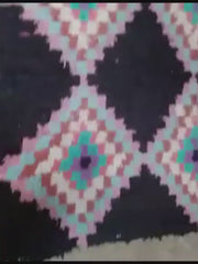 Load and play video in Gallery viewer, abstract Boucharouite carpets, vintage Moroccan carpets, aesthetic Carpets, contemporary Boucharouite rugs, floor carpets
