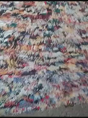 Load and play video in Gallery viewer, Tread on Art: Unique Vintage Moroccan Bouchouite Rug, Tailored to Your Taste | 100cm x 240cm In Stock
