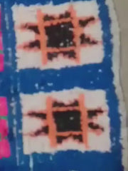 Load and play video in Gallery viewer, Moroccan Delight: Bouchouite Rag Rug - Sustainable Materials, Bohemian Flair

