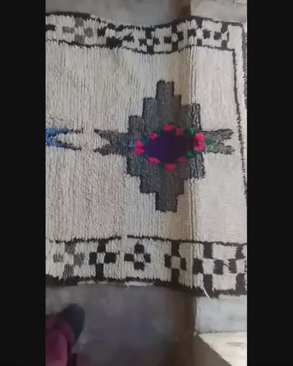 Home art living room rug - Berber rug - Handmade rug - Faded Rug - Shaggy Rug - Geometric Runner - Plain rug - Monochrome Deisgn Interior