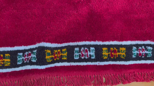 Moroccan Handmade Rug -  Beni Ourain Style - Authentic Moroccan Berber Carpet - Long Area Rug - Soft Rug - Modern Artwork - Decorative Rug