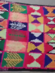 Load and play video in Gallery viewer, Bouchrouite Wool Carpet, Bohemian Bouchrouite rug, Berber carpet wool, Rugs Moroccan
