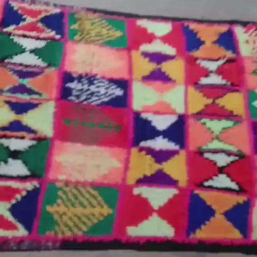 Bouchrouite Wool Carpet, Bohemian Bouchrouite rug, Berber carpet wool, Rugs Moroccan