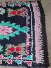 Load and play video in Gallery viewer, Colorful Boucherouit, Moroccan Boucherouit, Vinatge Boucherouite | 90cm x 280cm In Stock
