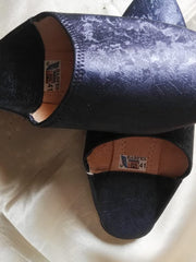 Load image into Gallery viewer, Moroccan Traditional Babouche, Handmade Leather Slippers - AUALIRUG
