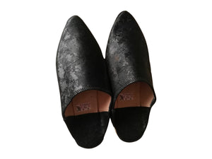 Moroccan Traditional Babouche, Handmade Leather Slippers - AUALIRUG