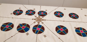 Moroccan Handmade Wool Placemat Set of 10＃24 - AUALIRUG