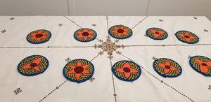Moroccan Handmade Wool Placemat Set of 10＃25 - AUALIRUG