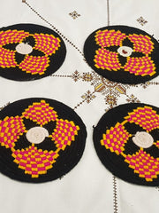 Load image into Gallery viewer, Moroccan Handmade Wool Placemat Set of 8＃31 - AUALIRUG
