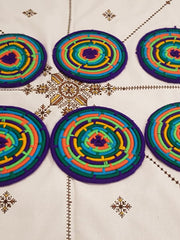 Load image into Gallery viewer, Moroccan Handmade Wool Placemat Set of 10＃15 - AUALIRUG
