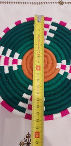 Moroccan Handmade Wool Placemat Set of 9 ＃10 - AUALIRUG