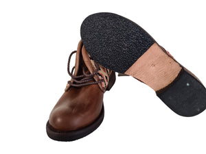 MOROCCAN KILIM BOOTS, Vintage Carpet Leather Boots Boho, Handmade Western Ankle Boots - AUALIRUG