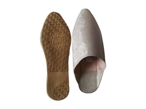 Moroccan Traditional Babouche, Handmade Leather Slippers - AUALIRUG