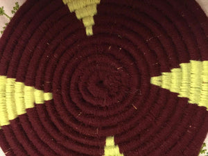 Moroccan set of woolen placemat handmade from 6 to 4 - AUALIRUG