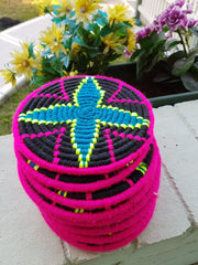 Load image into Gallery viewer, Moroccan Handmade Wool Berber Placemat Set of 10 ＃4
