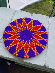 Load image into Gallery viewer, Moroccan Handmade Wool Berber Placemat Set of 8 ＃6 - AUALIRUG
