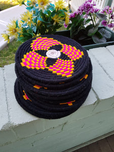 Moroccan Handmade Wool Berber Placemat Set of 8 ＃7 - AUALIRUG