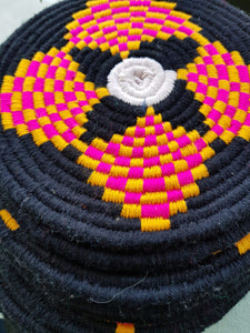 Moroccan Handmade Wool Berber Placemat Set of 8 ＃7 - AUALIRUG