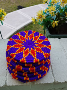 Moroccan Handmade Wool Berber Placemat Set of 8 ＃6 - AUALIRUG