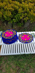 Moroccan Handmade Wool Placemat Set of 10 ＃3 - AUALIRUG