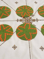 Load image into Gallery viewer, Moroccan Handmade Wool Placemat Set of 10 #  19 - AUALIRUG
