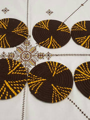 Load image into Gallery viewer, Moroccan Handmade Wool Placemat Set of 10 #  26 - AUALIRUG
