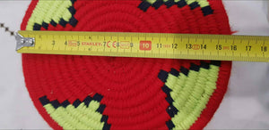 Moroccan Handmade Wool Placemat Set of 10 #  29 - AUALIRUG