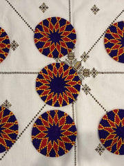 Load image into Gallery viewer, Moroccan Handmade Wool Placemat Set of 7 #  35 - AUALIRUG
