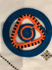 Load image into Gallery viewer, Moroccan Handmade Wool Placemat Set of  10 # 36 - AUALIRUG
