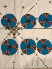 Load image into Gallery viewer, Moroccan Handmade Wool Placemat Set of 10  # 40 - AUALIRUG
