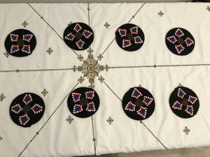Moroccan Handmade Wool Placemat Set of 8  # 42 - AUALIRUG