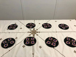 Moroccan Handmade Wool Placemat Set of 8  # 42 - AUALIRUG
