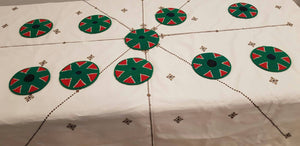 Moroccan Handmade Wool Placemat Set of 10 #  17 - AUALIRUG