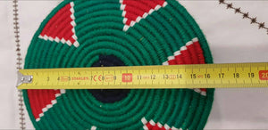 Moroccan Handmade Wool Placemat Set of 10 #  17 - AUALIRUG