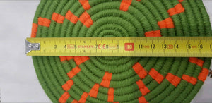 Moroccan Handmade Wool Placemat Set of 10 #  19 - AUALIRUG