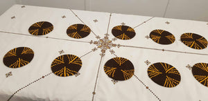 Moroccan Handmade Wool Placemat Set of 10 #  26 - AUALIRUG