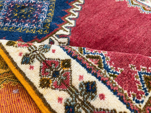 Contemporary Moroccan rug- Moroccan Berber rug - rug in Australia - Chic rug - Handmade Rug - Antique Berber Rug - Multicolor Rug - Old Rug