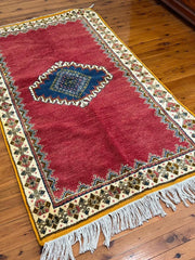 Load image into Gallery viewer, Contemporary Moroccan rug- Moroccan Berber rug - rug in Australia - Chic rug - Handmade Rug - Antique Berber Rug - Multicolor Rug - Old Rug
