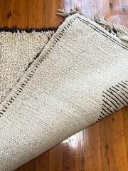 Load image into Gallery viewer, Moroccan Runner Rug - Shag Wool Berber Rug - Peach Rug - Hallway Rug - Custom Hall Runner - Berber Carpet - Berber Runner - Modern Rug
